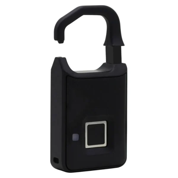 2021 New Product Fingerprint Lock USB Rechargeable Smart Keyless Anti Theft Padlock Suitcase Door Lock Burglar Security Padlock