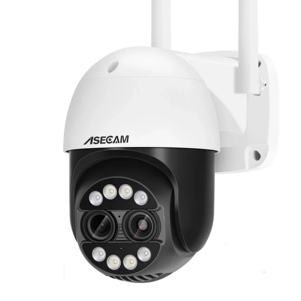 8MP Dual Lens 2.8mm -12mm 8X Zoom 4K PTZ WiFi IP Camera Outdoor AI Human Tracking CCTV Audio Home Security Surveillance Camera