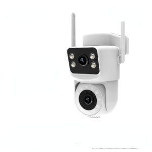Moes Tuya Smart WiFi Outdoor Security Camera 8MP Dual Screen 2.4G/5G IP65 Waterproof Motion Detection Auto Track Two-Way Audio