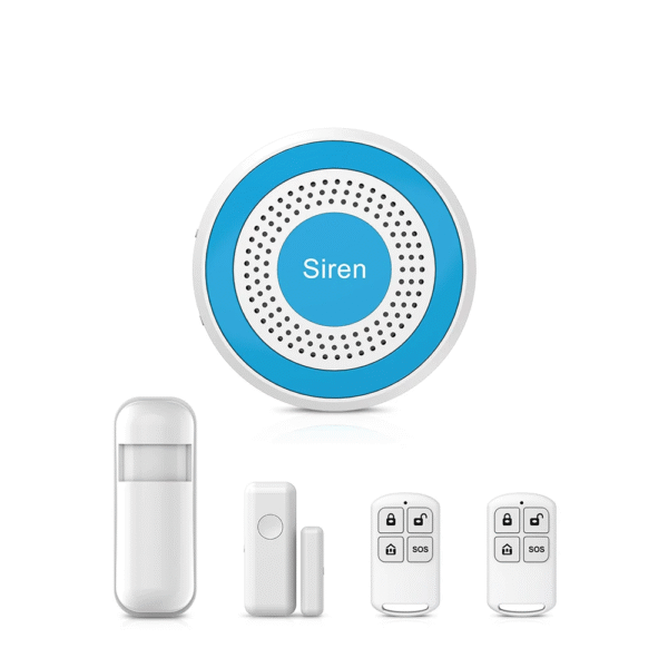Smart Home Alarm System Work with Tuya Smart Life App for Home Automation  Anti-Theft Device for Home Office Apartment