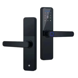 Biometric Fingerprint Door Lock K7 Pro Black Smart Lock Tuya App Remote Unlocking Keyless Wifi Lock Electronic Door